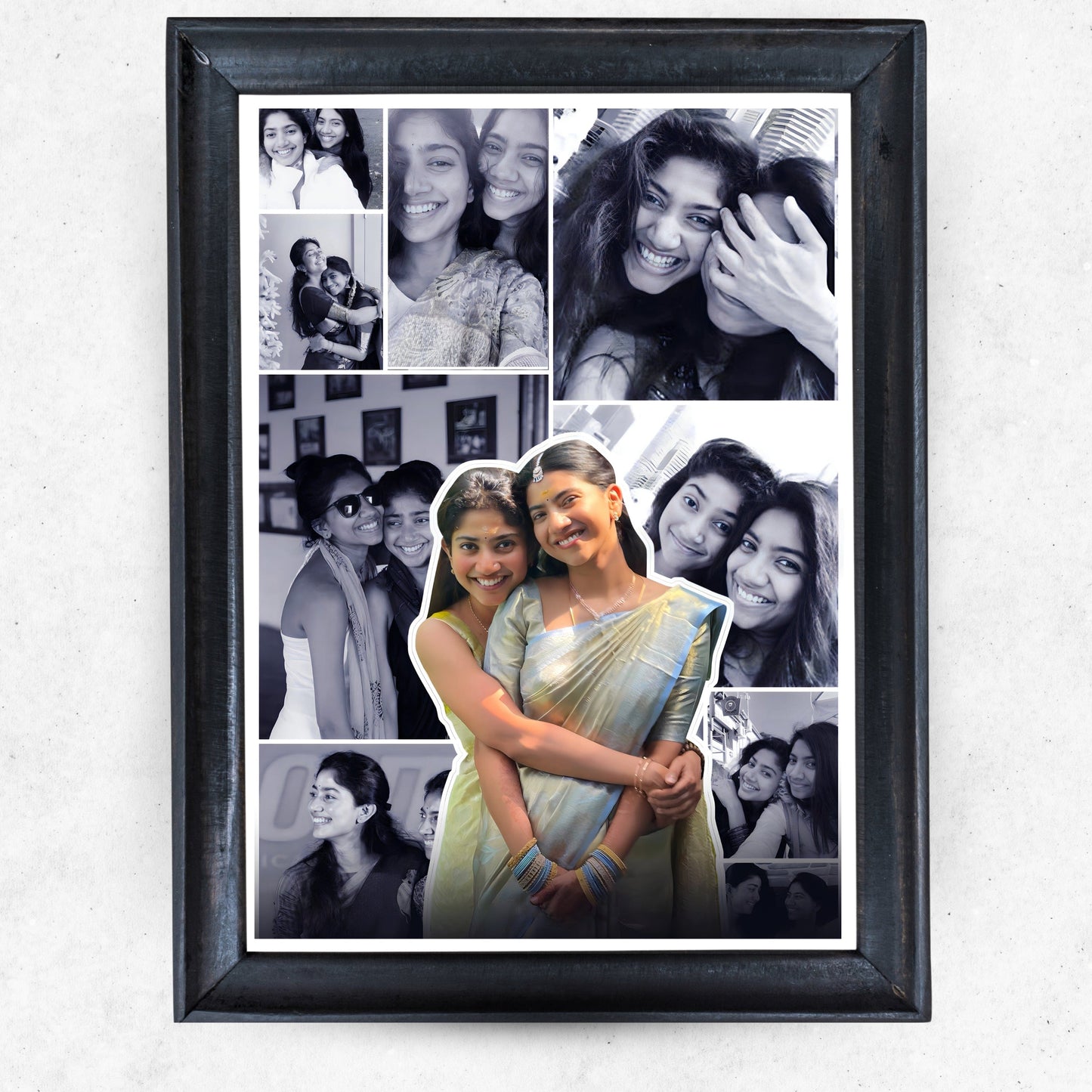 Black And White Collage Photo Frame
