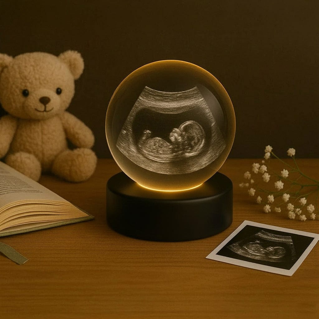 Crystal Baby Sonogram Ball – Personalized Keepsake by Frames Factory