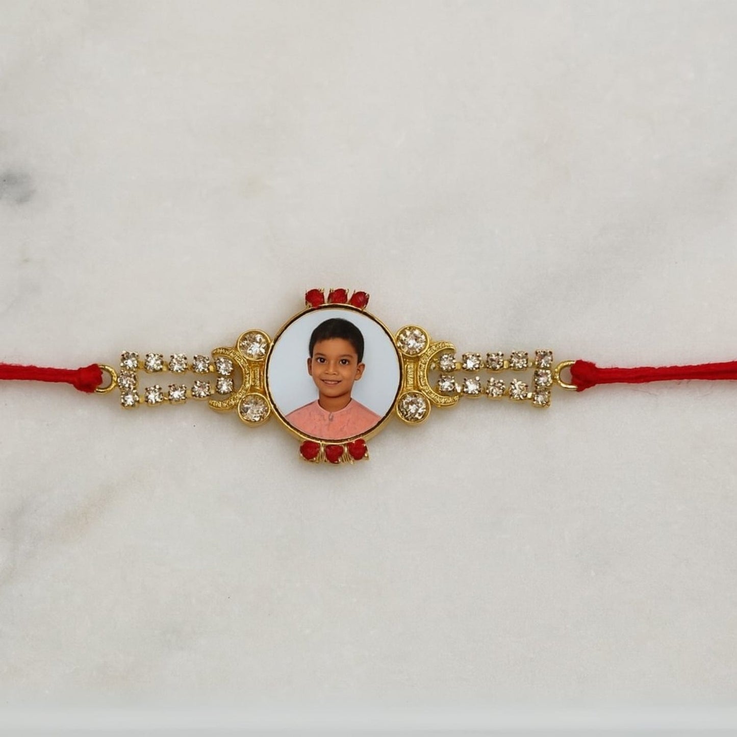 Personalized Photo Stone Rakhi