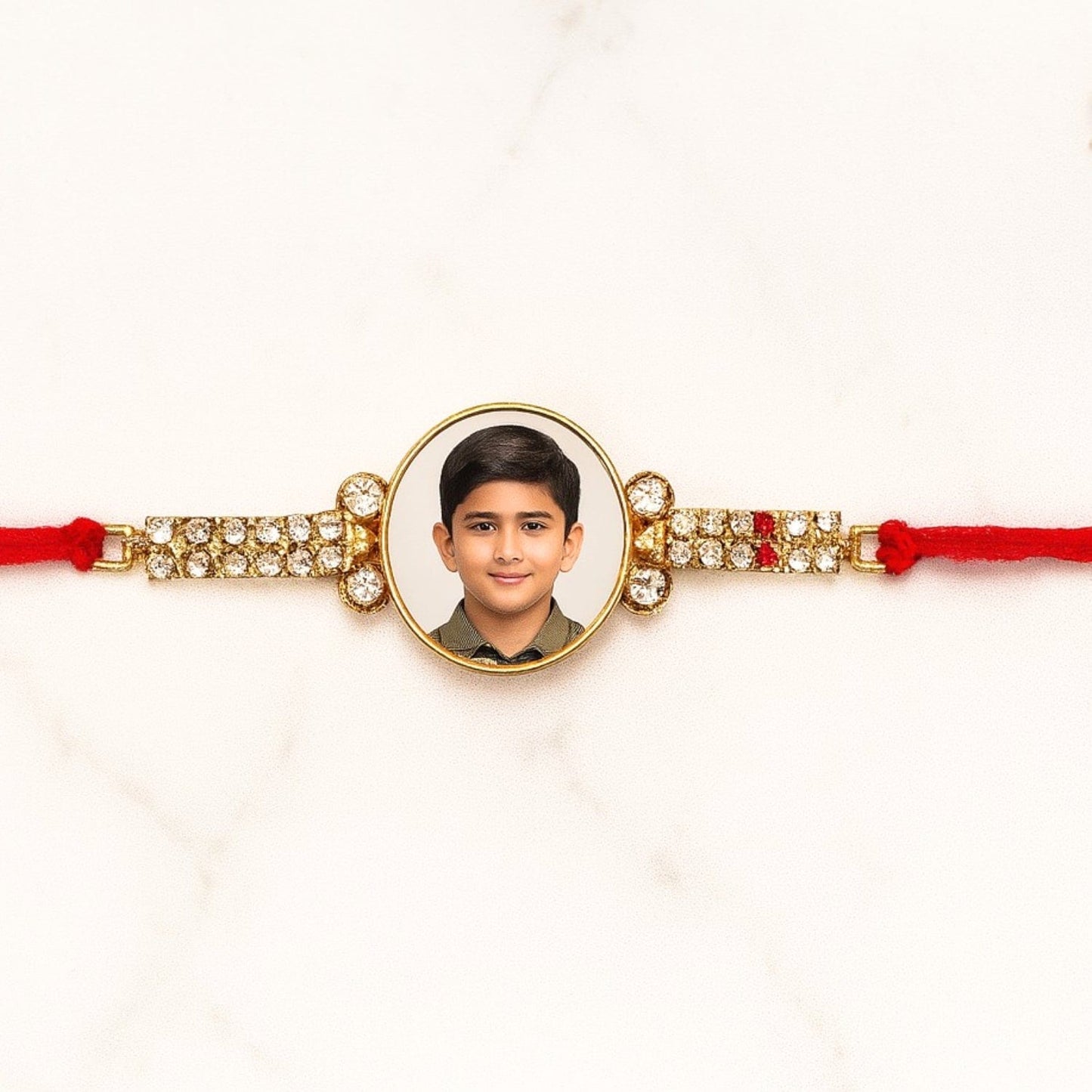 Personalized Photo Stone Rakhi
