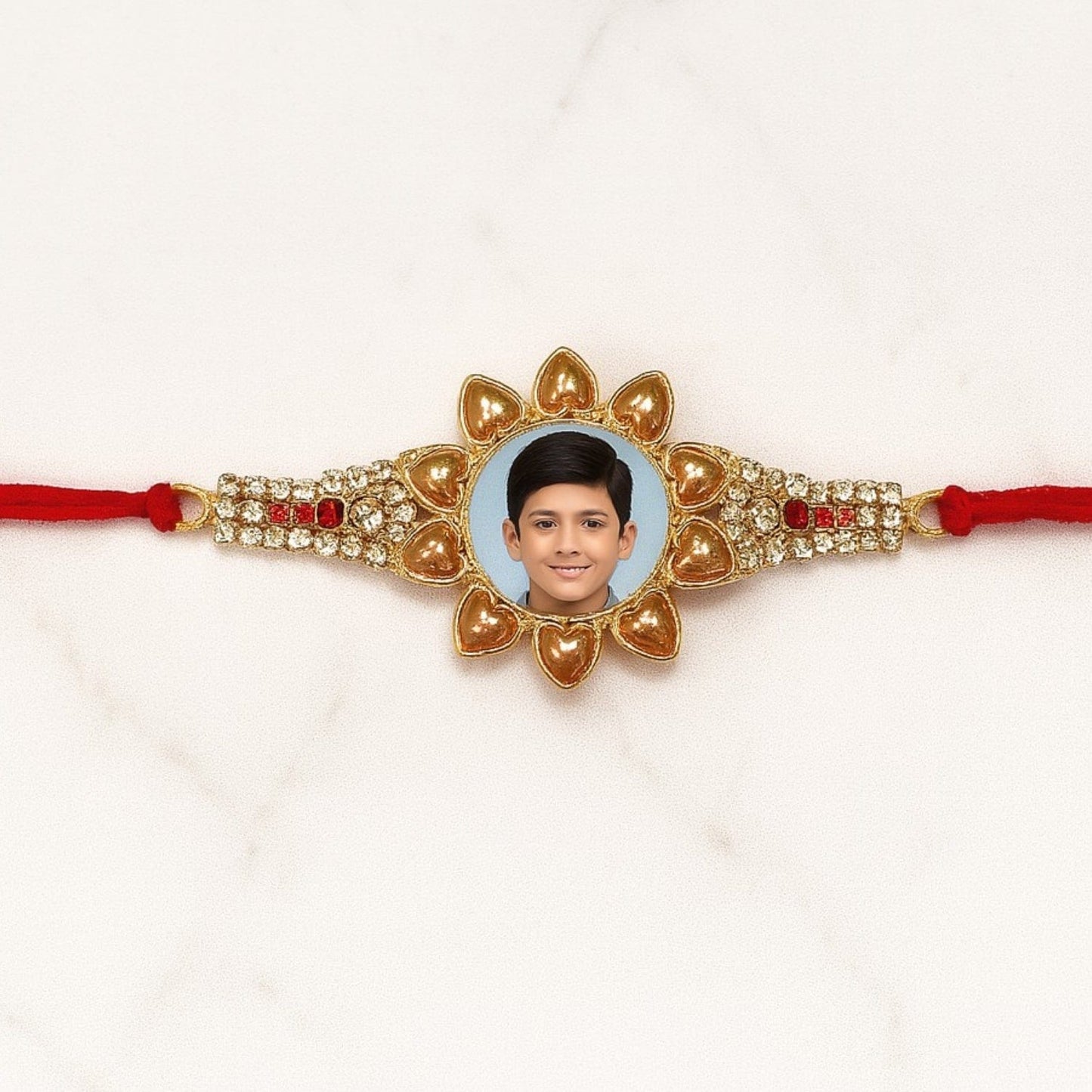 Personalized Photo Stone Rakhi