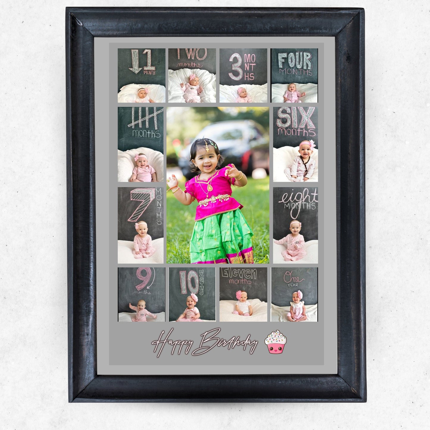 12 Months baby Photo Frame