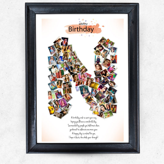 Alphabet Style Photo Frame