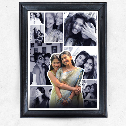 Black And White Collage Photo Frame