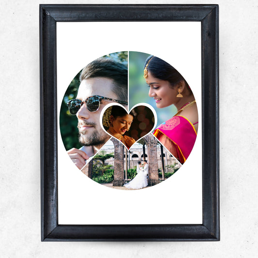 Circle Style Customized  Photo Frame