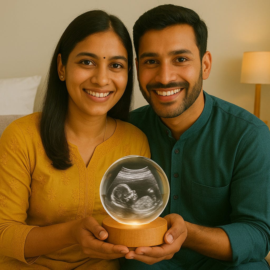 Crystal Baby Sonogram Ball – Custom Ultrasound Gift by Frames Factory