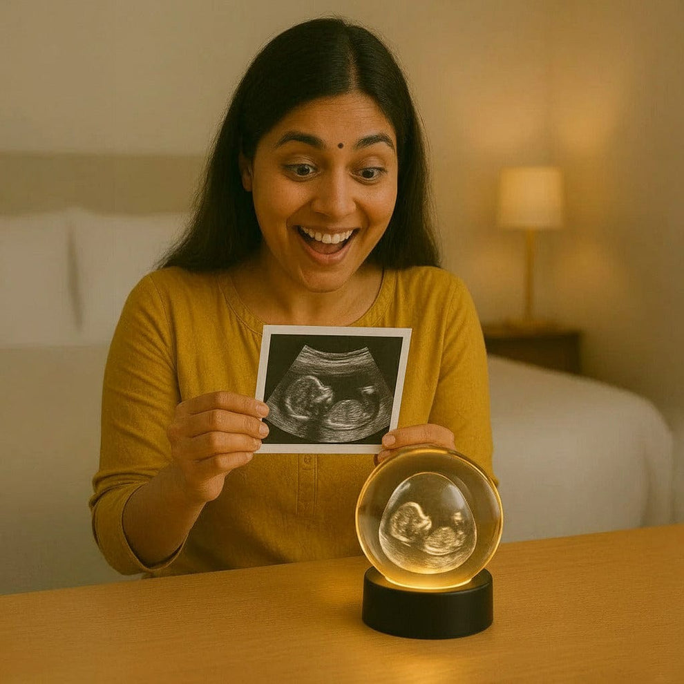 Crystal Baby Sonogram Ball – Custom Ultrasound Gift by Frames Factory