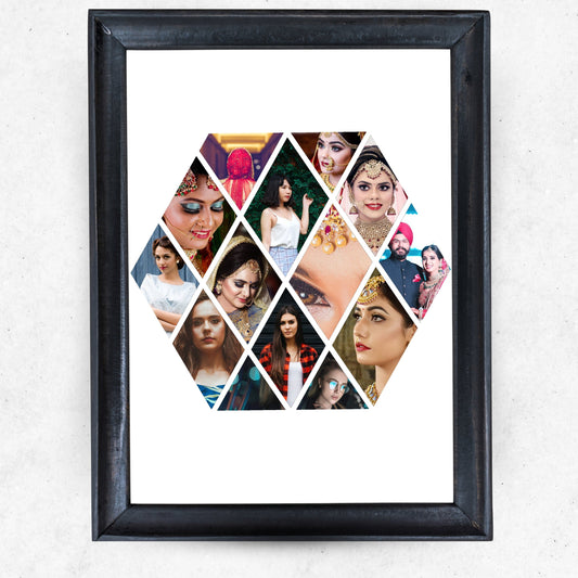 Diamond Style Collage Photo Frame