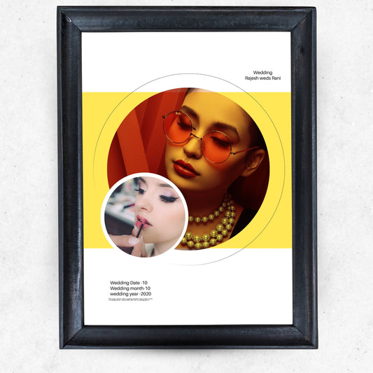 Glow Grid Photo Frame