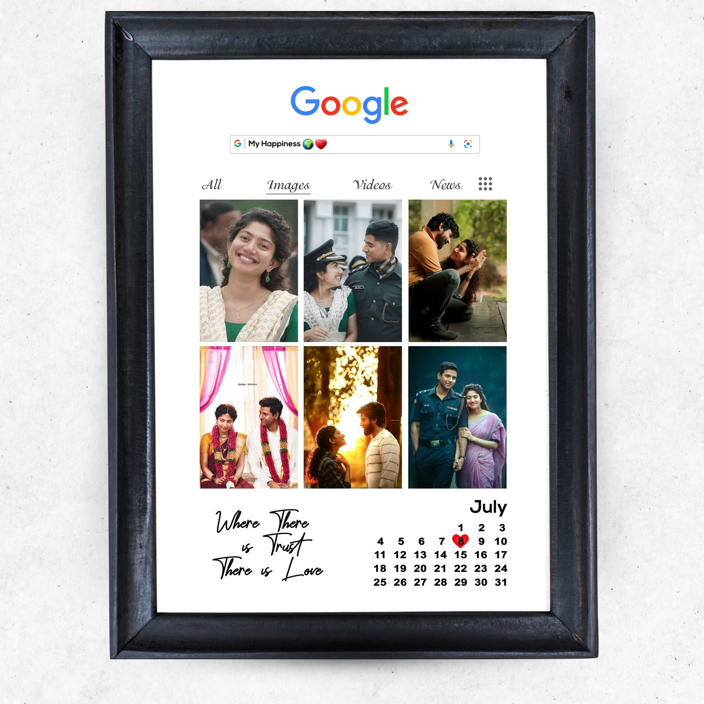 Google Style Photo Frame