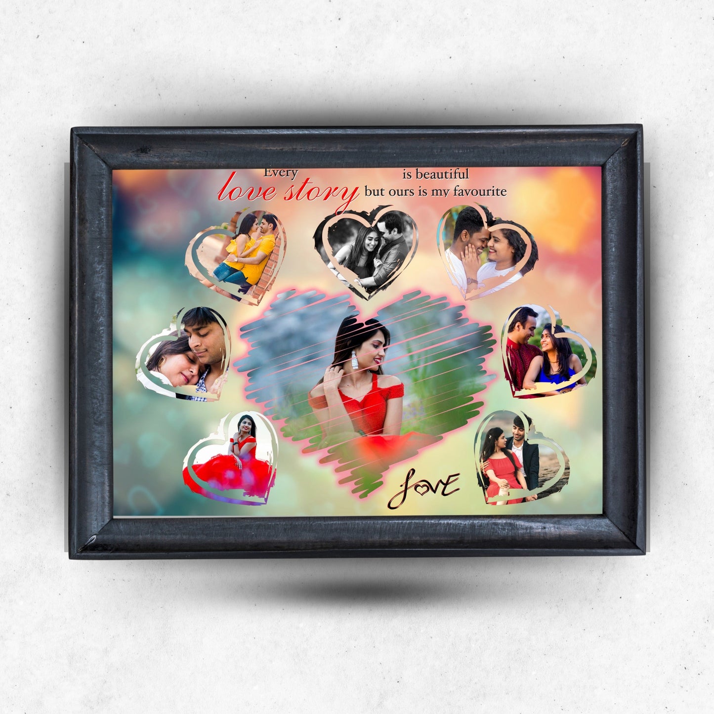 Heart Collage  Photo Frame