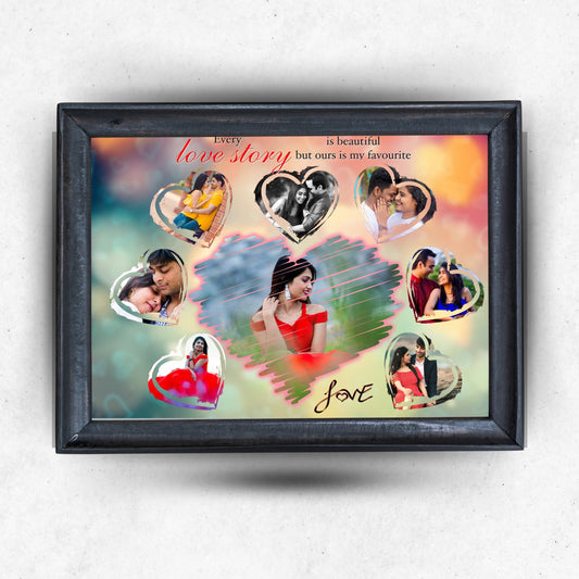 Heart Collage  Photo Frame