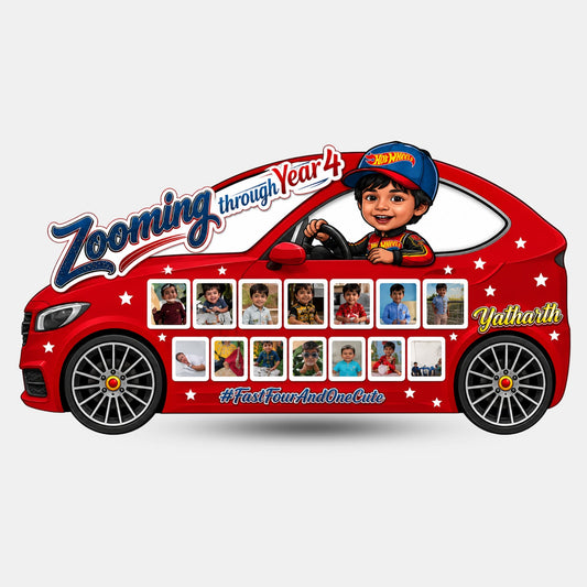 customized car caricature photo cutout