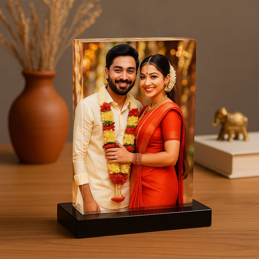 Photo Crystal With Led Light Base