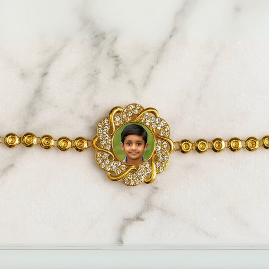 Personalized Photo  Bracelet Rakhi