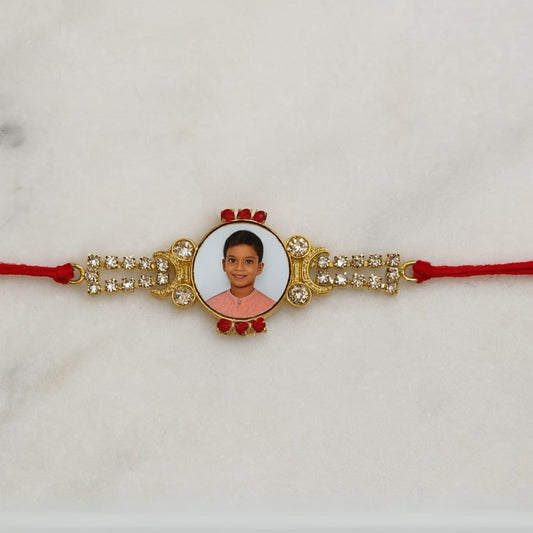 Personalized  Photo Stone Rakhi