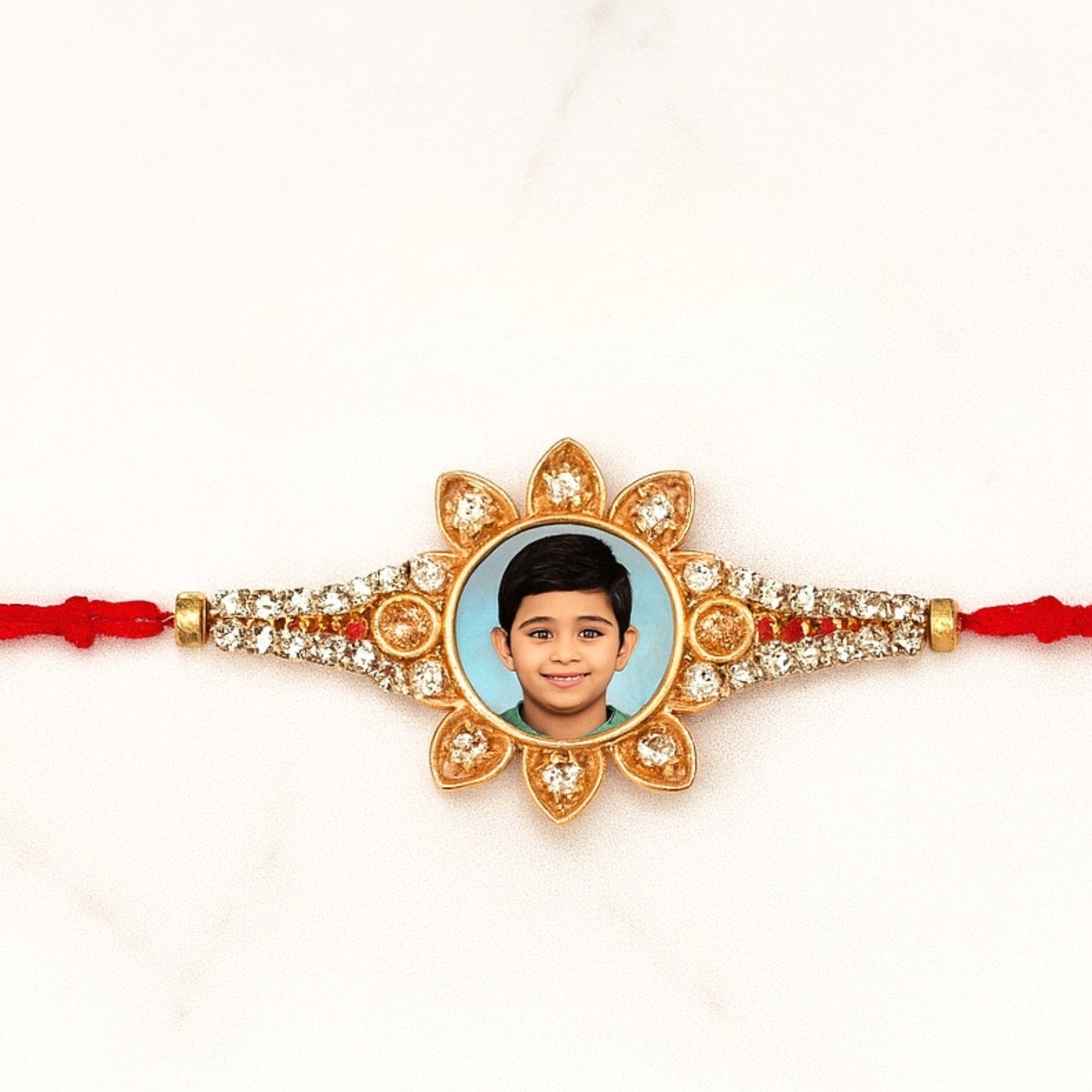 Personalized Photo Stone Rakhi