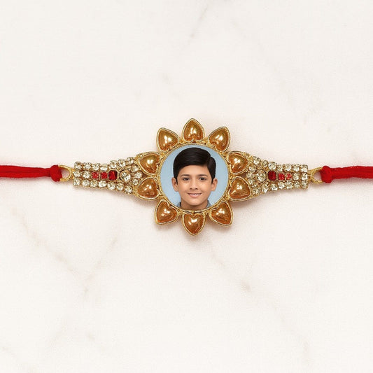 Personalized  Photo Stone Rakhi