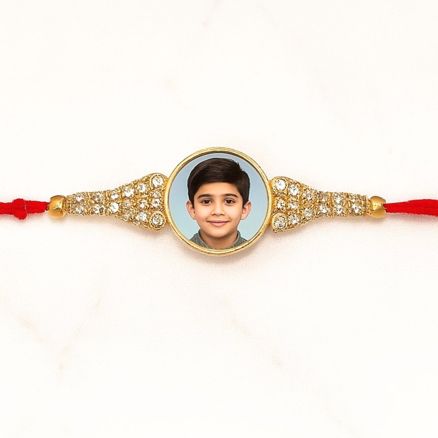 Personalized Photo stone Rakhi – Frames Factory