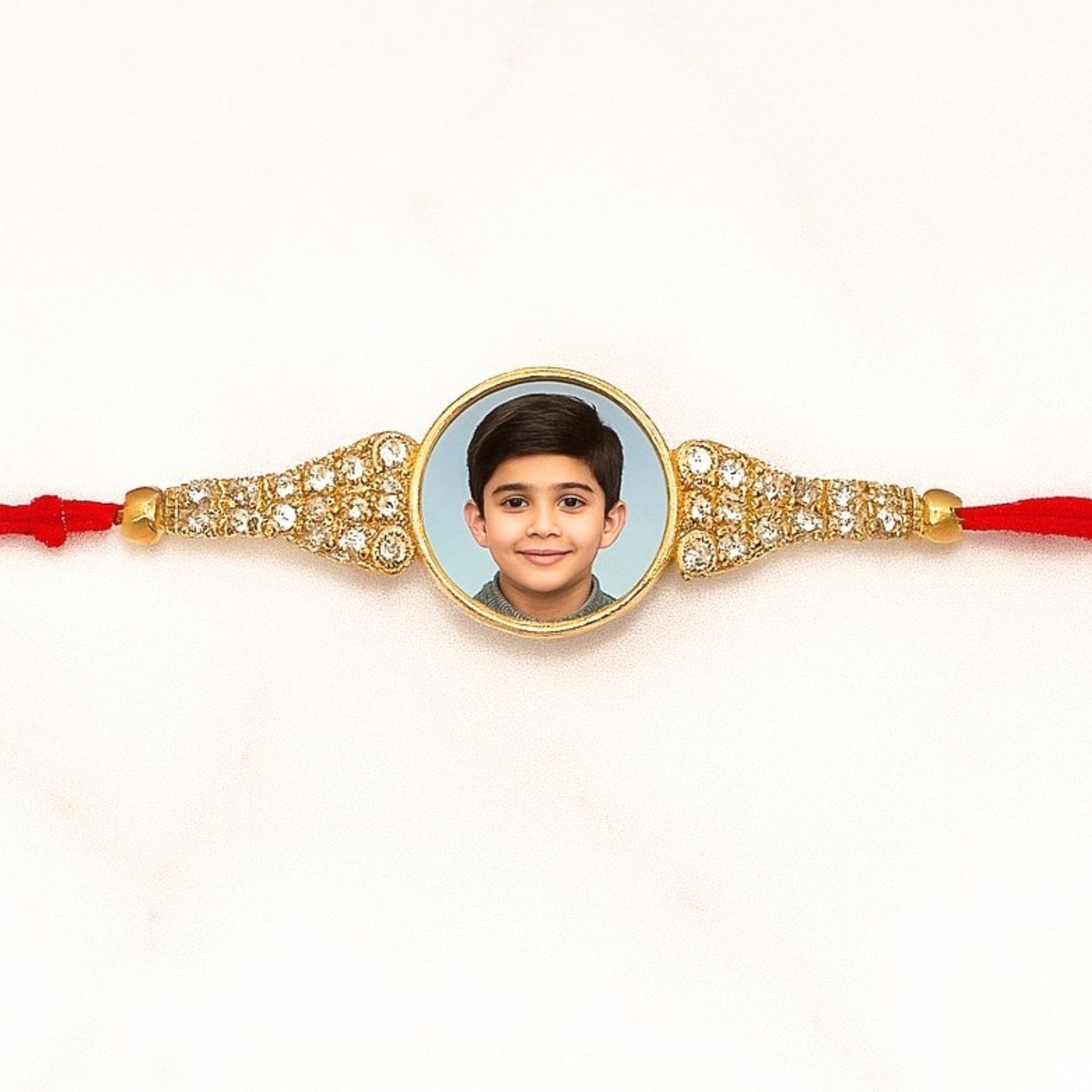 Personalized Photo stone Rakhi