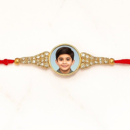 Personalized Photo stone Rakhi