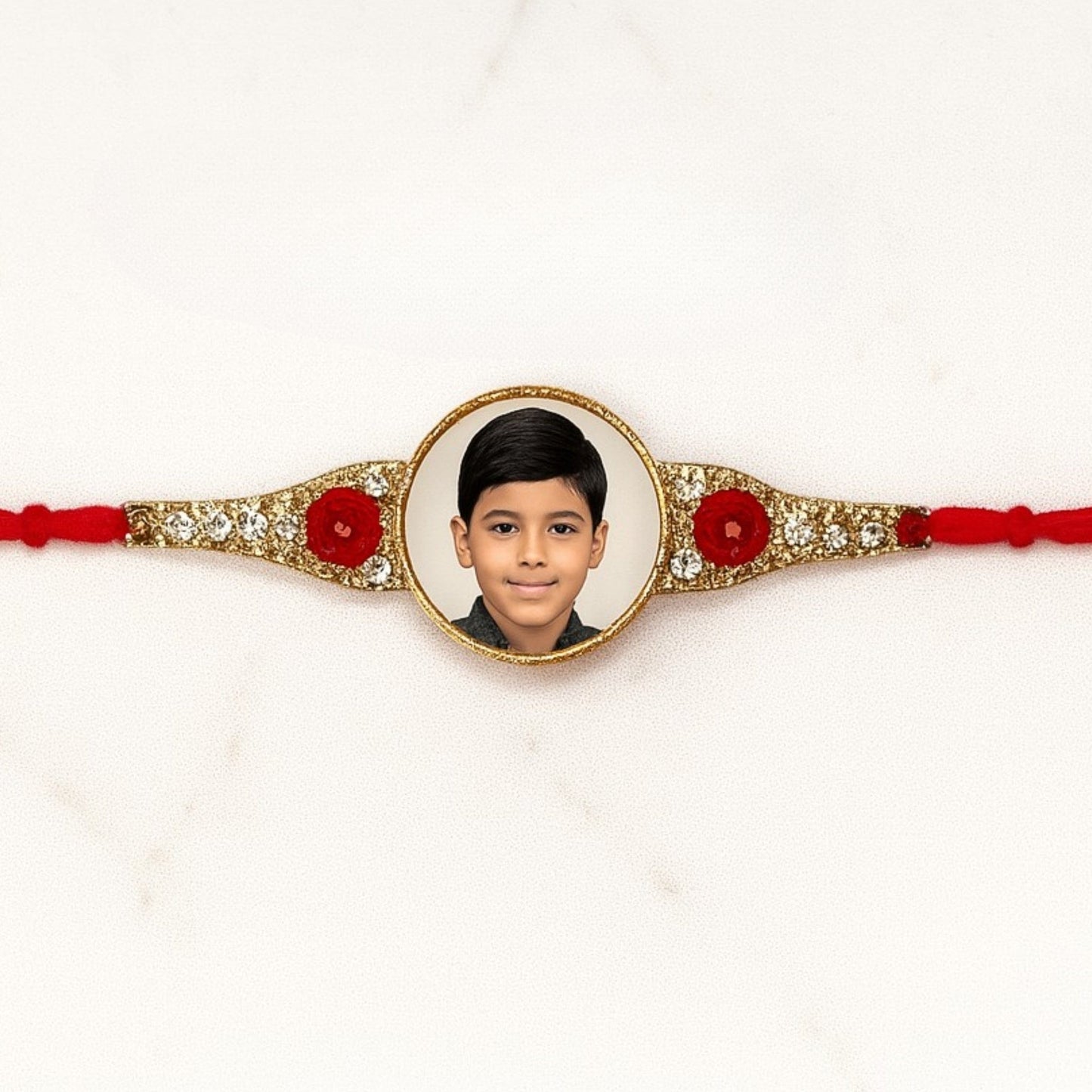 Personalized Photo Stone Rakhi